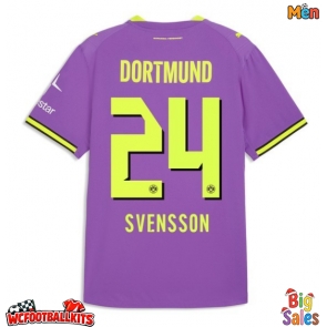 Borussia Dortmund Daniel Svensson #24 Replica Third Stadium Shirt 2026-27 Short Sleeve